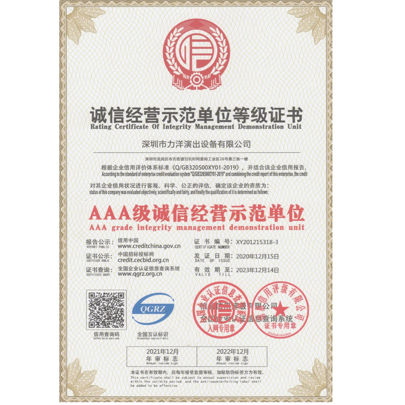 Enterprise Integrity Certificate