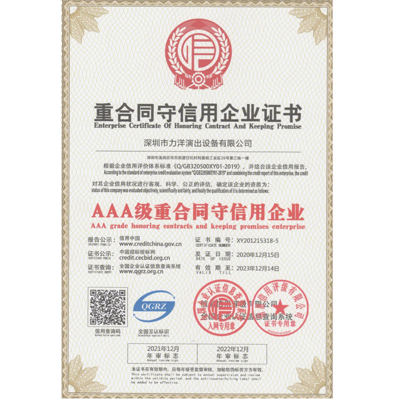 Enterprise Integrity Certificate